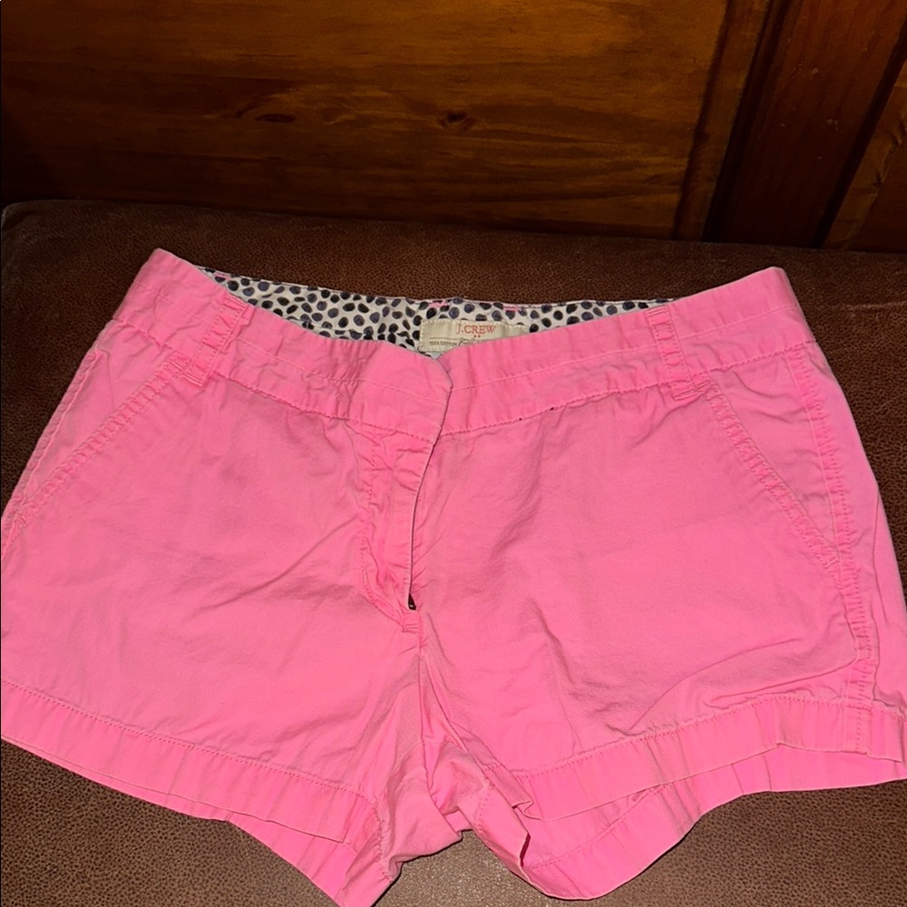 J. Crew Pink Cargo Shorts Lightweight Casual
